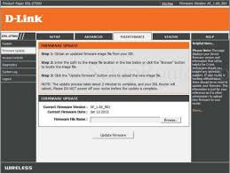 Dlink Dsl 2750u Screenshot Firmware Update