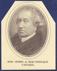 VINTAGE AMERICAN BANK NOTE Co. ENGRAVING: SIR JOHN MAC DONALD