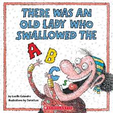 There Was An Old Lady Who Swallowed The Abcs In 2020 Rhyming Pictures Character And Setting Old Women