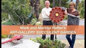 See Mark and Marsha's Art-Gallery Succulent Garden