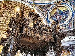 Gian lorenzo bernini e francesco borromini, come è risaputo, lavorarono insieme alla costruzione del baldacchino di san pietro in vaticano. Il Baldacchino Del Bernini Michelangelo Buonarroti E Tornato