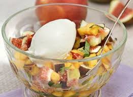 Joghurteis Rezept Fruchtsalat Joghurt Eis Fruchte