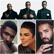 Black MALE Artists with the most cumulative weeks at #1