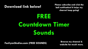 Free Countdown Timer Sound Effects Mp3 Download
