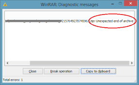 Check spelling or type a new query. Fix Unexpected End Of Archive Rar Zip Message Thomas Miniblog