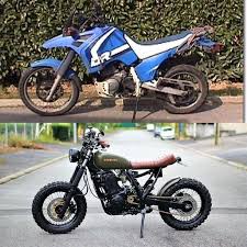 Custom Black And Blue Motorcycle Which Would You Rather Black Or Blue Comment Below And Tag A Friend Comment Tag Like Repost Fo Cafe Racer Moto Scrambler Tracker Motorcycle