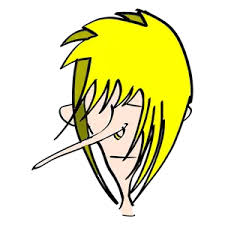 Spiky hired yello guy cart00n. Cartoon Guy With Long Nose Vector Image Public Domain Vectors