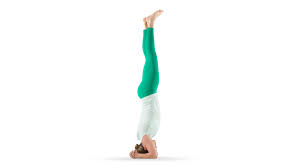The headstand pose involves going against gravity. Headstand