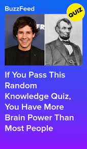 If You Pass This Random Knowledge Quiz You Re Smarter Than You Think Knowledge Quiz Quiz Quizzes For Fun