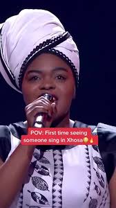 She sounds so powerful 🥰🙌🔥 #Thevoice #voice #whattowatch #pulsenigeria  #pulseviral #xhosa #southafrica vc @Talent Global