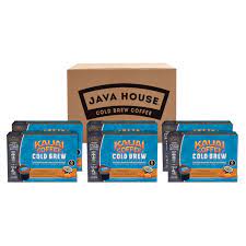 Making cold brew coffee usually results in a coffee concentrate. Kauai Cold Brew K Cups Coconut Caramel Crunch 36 Ct Jarasim
