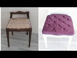 Kirik Sandalyeden Kapitoneli Puf Yapimi Diy Quilted Puff Made With Broken Chair Youtube Mobilya Yenileme Mobilya Sandalye