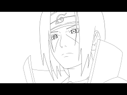 Lineart Itachi By Yukikofuyu By Yukikofuyu In 2020 Itachi Naruto Drawings Anime Sketch