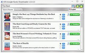 Eds Google Books Downloader Is A Free Application That Allows Users To Download Google Books And Convert Them To Pdf Jpg Or Png Go Books Google Study Course