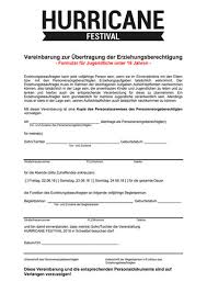 Deine eltern können diesen zettel ausfüllen und unterschreiben, um dir den besuch eines konzerts, einer party oder eines clubs zu ermöglichen, selbst wenn du dies wegen deines alters nach dem jugendschutzgesetz nicht mehr. Hurricane Festival Informationen Fur Eltern Und Kinder Hurricane Festival
