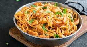 Espaguetis Con Pollo Plato Fuerte Recetas Colombianas