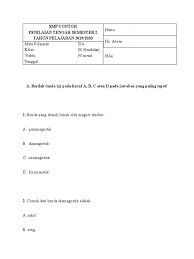 Tentunya semua orang membutuhkan sebuah lingkungan yang bersih serta bebas dari segala bentuk pencemaran baik itu air, udara hingga tanah. Soal Pts Ipa Kelas 9 Semester 2 Smp