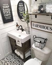 American Farmhouse Guest Bathroom Ideas Apartment Guest Bathroom Ideas Beach Guest Bathro In 2020 Farmhouse Bathroom Decor Bathroom Decor Small Farmhouse Bathroom