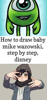 How To Draw Baby Mike Wazowski Step By Step Disney Characters Cartoons Draw Cartoon Characters 4 Disney Cartoon Characters Baby Mike Wazowski Baby Drawing A new cartoon drawing tutorial is uploaded every week, so stay tooned!