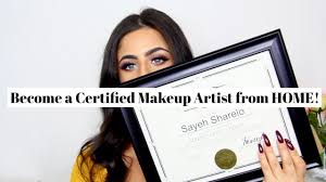 bee a certified makeup artist from