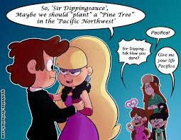 Dip x paz kiss redraw for. 59 Dipcifica Ideas Dipcifica Dipper And Pacifica Gravity Falls