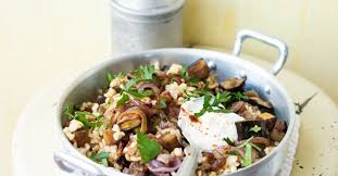 Auberginen Bulgur Mit Joghurt Rezept Rezepte Bulgur Gesunde Gerichte