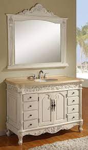 Shop bathroom sinks for your choice in lavatory, vessel or pedestal designs at faucetdirect.com. 48 Inch Single Sink Bath Vanity With Cream Marble Top And Mirror Item 4348 2pc Ebay Traditional Bathroom Vanity Bathroom Vanity Single Sink Bathroom Vanities