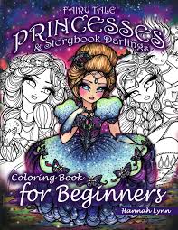 25 designs with *2* copies of each (for a total of 50 pages to color), one with a bit of shading in the eyes for a slightly varied coloring experience! Fairy Tale Princesses Storybook Darlings Coloring Book For Beginners Lynn Hannah 9781719058216 Amazon Com Books