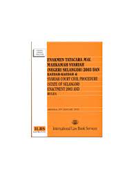 Sedition act act judicial proceedings regulation of reports act petaling jaya, selangor darul ehsan: Enakmen Tatacara Mal Mahkamah Syariah Negeri Selangor 2003 Dan Kaedah Kaedah C3