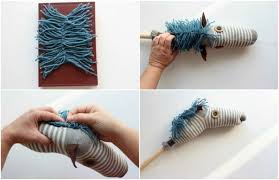 Steckenpferd Basteln Ein Herrliches Geschenk Fur Kinder Steckenpferd Basteln Steckenpferd Geschenke Nahen