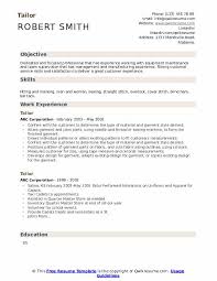 Tailor Resume Samples Qwikresume