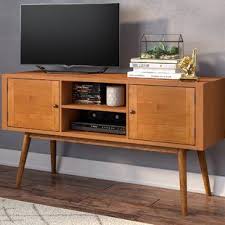 Light Wood Media Console Wayfair Living Room Tv Furniture Home Decor