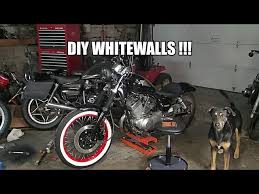 Buy the best and latest white wall tires on banggood.com offer the quality white wall tires on sale with worldwide free shipping. Yamaha Virago 250 Xv250 Part 17 Diy Whitewall Tires See Update In Desc