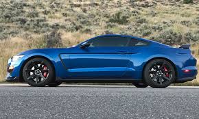 This particular vehicle — a lightning blue 2018 mustang ecoboost with white stripes is one of our favorite combinations and does a great job of showing off the aggressive new front end. The Mustang Shelby Gt350r Best Track Car Ever Karl On Cars