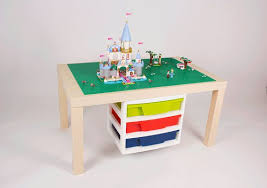 Large Birch Lego Table With Lego Storage Drawers By Bricksbyjaxs Lego Storage Drawers Lego Table Lego Storage