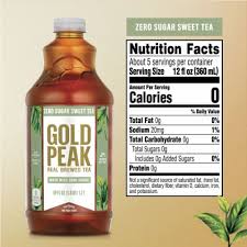 how many grams of aspartame in gold peak zero sugar
