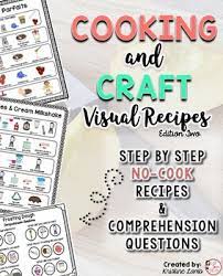 Cooking Craft Visual Recipe Book Edition 2 This Pack Will Allow Your Students To Easily Follow Make Cook Visual Recipes Recipe Book Recipe Binder Cover
