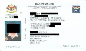 Tidak termasuk pemegang lesen memandu yang dikecualikan daripada membayar. Nombor No Lesen Memandu Yang Mana Satu