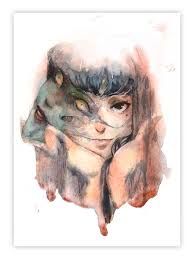 Tomie Art Print Pascual Productions Art Watercolor Paintings Easy Art Prints