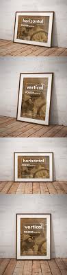 Free Vintage Framed Posters Mockup Set Poster Mockup Design Mockup Free Vintage Poster Design