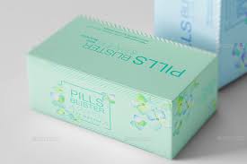 Download Pills Blister Paper Box Mockup By Wutip Graphicriver