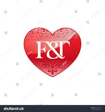 The intricate doodle designs include flowers, leaves, . F T Initial Letter Couple Logo With Ornament Royalty Free Stock Vector 362567219 Avopix Com