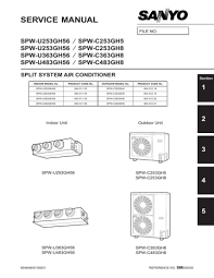 Maybe you would like to learn more about one of these? Outdoor Unit Electric Wiring Diagram Schematic Diagram Sanyo Spw C253gh5 Spw C253gh8 Outdoor Unit Electric Wiring Diagram Schematic Diagram