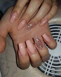 46 Pretty Acrylic Coffin Nails Design You Need To Try Fashion Nails Nail Designs Summer Acrylic Acrylic Nails Coffin Short