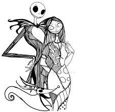 Now's your chance to spread a little ghoulish glee with jack skellington and sally. Pix For Gt Jack And Sally Nightmare Beforeristmas Coloring Pages The Adults Free Skellington To Print Slavyanka Coloring Home