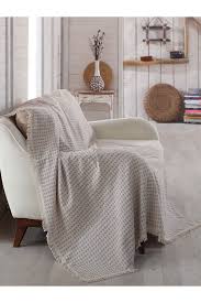 Koltuk Ortusu Puskullu Pamuk Cizgili A Gri Komsu Magazalari Giyim Ve Kozmetige Dair Her Sey