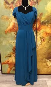 Social Bridesmaids gyönyörű elegáns óceán kék hosszú estélyi ruha /alkalmi  ruha UK 12 38-40