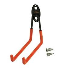 Garage wall organizer home depot. Tornado 30 Lb Orange Vinyl Coated Steel Ladder Wall Mount Hook 48044 The Home Depot Ladder Hooks Garage Storage Garage Wall Organizer