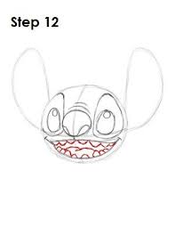 Draw Stitch Step 12 Stitch Drawing Disney Drawing Challenge Lilo And Stitch Drawings