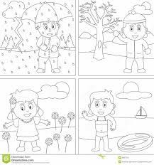Printable 4 Seasons Coloring Page 8 Best Images Of Free Printable Winter Clothes Worksheet 54476 Seasons Worksheets Preschool Coloring Pages Coloring Pages